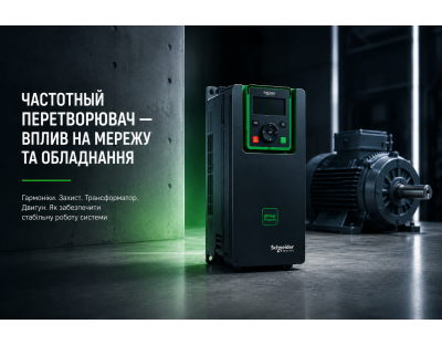 Вплив частотного перетворювача на мережу та обладнання