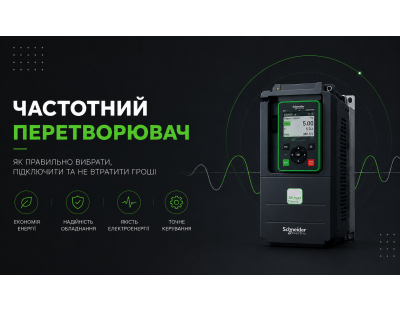 Частотний перетворювач: як правильно вибрати, підключити та не втратити гроші.