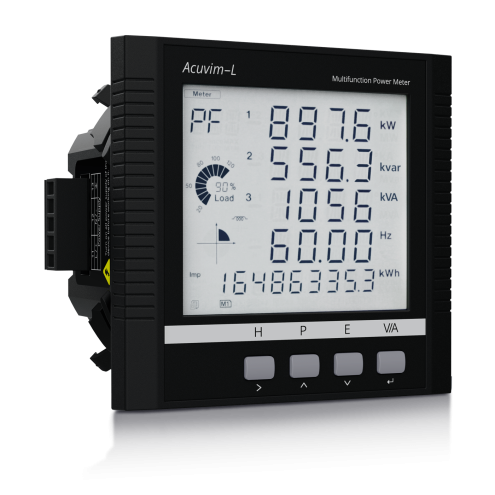 Многофункциональный измерительный прибор ACUVIM-EL-D-5A-P2V4, 5А/1А, 20–60 В DС, с дисплеем
