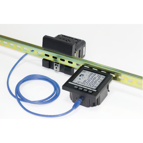 Многофункциональный измерительный прибор ACUVIM-EL-D-5A-P2V4, 5А/1А, 20–60 В DС, с дисплеем