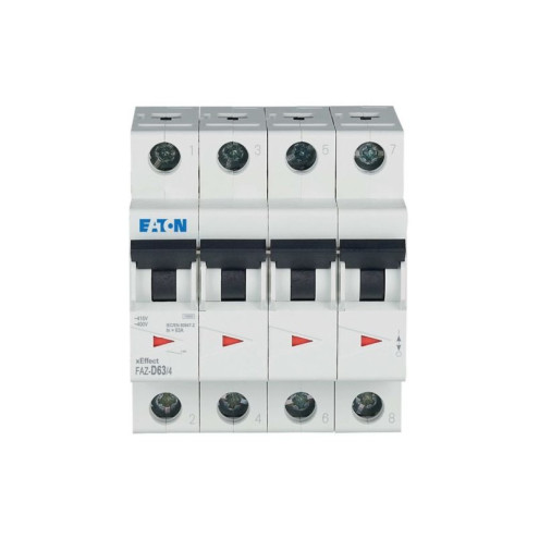 115377 Автоматический выключатель Eaton FAZ-D63/4 15 kA