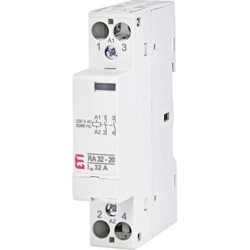2464075 Контактор модульный ETI RA 32-20 230V AC