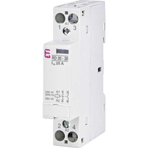 2464004 Контактор модульный ETI RD 20-20 230V AC