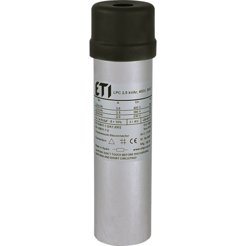 4656702 Конденсаторная батарея ETI LPC 2,5kVAr (400V)
