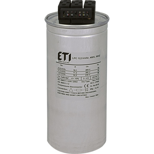 4656751 Конденсаторная батарея ETI LPC 12,5kVAr (400V)