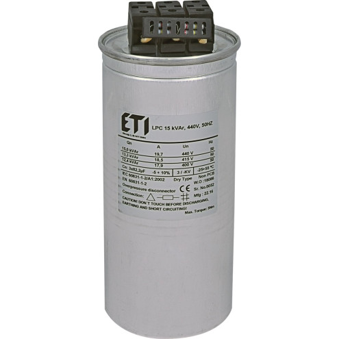 4656762 Конденсаторная батарея ETI LPC 15kVAr (440V)