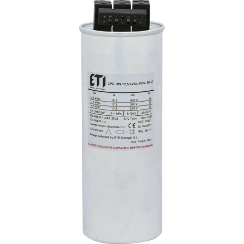 4656852 Конденсаторная батарея ETI LPC-DW 12,5kVAr (400V)